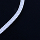 1 мм китайский узел макраме Rattail ювелирные изделия поток круглые нейлоновые шнуры NWIR-S003-04-4