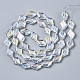 Chapelets de perles en verre électroplaqué X-EGLA-N008-009-A01-2