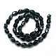 Tordre culture piézoélectriques verts perles de quartz brins G-I144-9x13-06S-AA-3