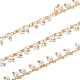 Handgefertigte Perlenketten aus Messing CHC-I027-09G-2