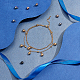 Unicraftale 30 pièces 5 couleurs texturé breloques rondes 304 pendentifs en acier inoxydable boule motif breloques pour la fabrication de bijoux à bricoler soi-même STAS-UN0027-57-3