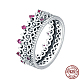 925 anelli in argento sterling RJEW-FF0010-08AS-18mm-1