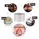 PandaHall 50pcs Aluminum Tea Light Candle Light Cup Container Candle Holding with 50pcs Candle Wicks for DIY Tea Light Candle Making Party Wedding Decoration DIY-PH0027-90-8