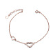 Серебряные браслеты Shegrace с сердечками из стерлингового серебра 925 пробы JB185A-1