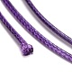 韓国のワックスポリエステルコード  ビードコード  青紫色  1.5mm  約185ヤード/ロール YC-1.5mm-105-3