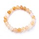 Bracelets extensibles de perles de jade topaze naturelle&nbsp;BJEW-F380-01-B07-6