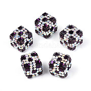 Ручной полимерной глины шариков Rhinestone CLAY-T022-03C
