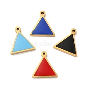 304 Stainless Steel Enamel Charms STAS-A078-08G