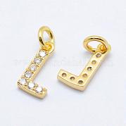 Латунь микро проложит класс Aaa кубического циркония подвески ZIRC-P067-11G-L-NR