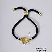 Модные милые латунные браслеты с овальными звеньями RQ1549-3