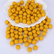 Круглые силиконовые фокусные бусины SI-JX0046A-55