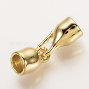 Brass Hook Clasps KK-Q735-215G