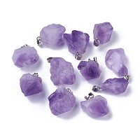 Pendenti d'ametista naturale&nbsp;G-G779-01P