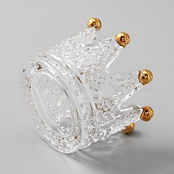 Kerzenhalter aus geprägtem Glas&nbsp;AJEW-WH0041-84