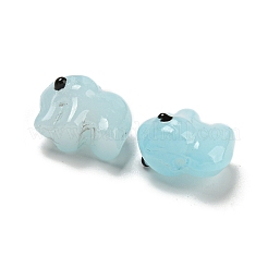 Perles de verre transparentes faites à la main&nbsp;GLAA-N0028-01D