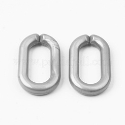 Opake Acryl Verknüpfung Ringe&nbsp;OACR-S038-004B-A05