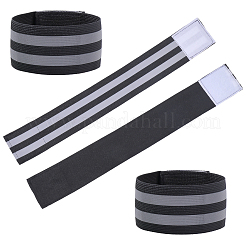 4 bracelet réfléchissant en polyester&nbsp;AJEW-CN0005-23A