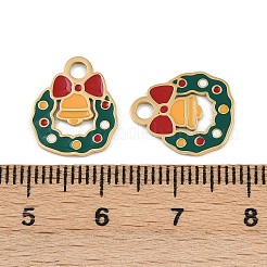 Breloques en émail en acier inoxydable 304&nbsp;STAS-G357-01G-10