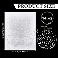14 lámina de vinilo de transferencia HTV con rhinestone de vidrio&nbsp;DIY-FG0010-29F