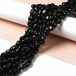 Natürlichen Obsidian Perlen Stränge&nbsp;G-I351-B08