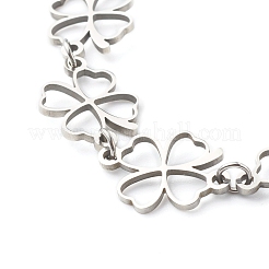 Bracciali in acciaio inossidabile 304 con maglie&nbsp;X1-BJEW-TA00002