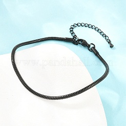 Bracelets à chaîne serpent en acier inoxydable 304 pour femmes&nbsp;BJEW-H643-01EB
