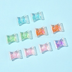 32 pz placcatura uv perline acriliche iridescenti arcobaleno&nbsp;OACR-FS0002-14