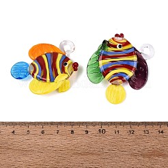 Pendentifs vernissées manuelles&nbsp;LA-N048-08