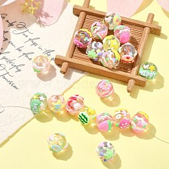 20 Stück 10 Stile handgefertigte transparente Acrylperlen&nbsp;MACR-CJ0002-14