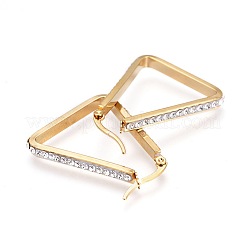 Boucles d'oreilles créoles en acier inoxydable 304&nbsp;EJEW-F188-04G