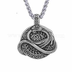 Colliers pendentifs dragon en alliage vintage viking pour hommes&nbsp;WG3CB88-02