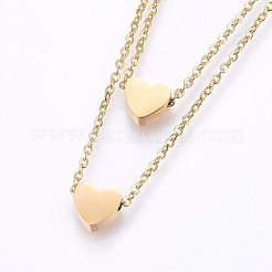 304 Edelstahl Schmucksets&nbsp;SJEW-O090-33G