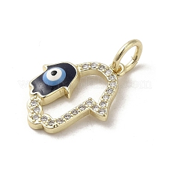 Ottone micro spianare pendenti zirconi&nbsp;KK-E092-24G-03
