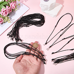 30 collier en cordon de polyester ciré réglable de 3 styles&nbsp;AJEW-SC0004-31
