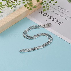 Anlaufgeschützte Figarokette aus 304er Edelstahl für Herren&nbsp;NJEW-JN03263
