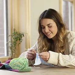 Fil de polyester doux au crochet&nbsp;YCOR-FZC0001-01E