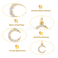 Gestell Messing micro ebnen Zirkonia Anhänger&nbsp;ZIRC-DC0001-15