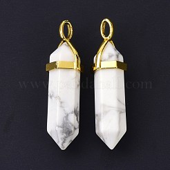 Natürliche Howlith-Anhänger&nbsp;G-G025-01G-43