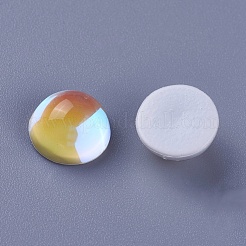 Glascabochons k9 mit flacher rückseite&nbsp;RGLA-F062-D