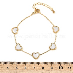 Bracciali a maglie in acciaio inossidabile 304 per donna&nbsp;BJEW-G747-03G