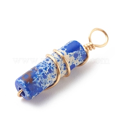 Pendentifs en jaspe impérial naturel&nbsp;PALLOY-JF01817-08