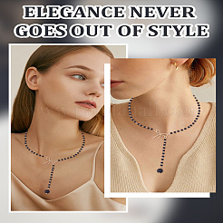 4 pz collane con ciondolo a fiocco in lega per donna&nbsp;NJEW-LP0001-28B