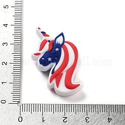 Perles de silicone sur le thème de la fête de l'indépendance&nbsp;SIL-M005-01F