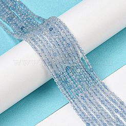 Sortieren Sie Stränge aus natürlichen Aquamarinperlen&nbsp;X-G-E411-19F-2mm