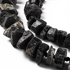 Natürliche schwarze Turmalin Perlen Stränge&nbsp;G-F719-17