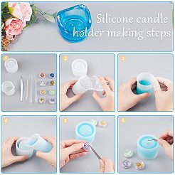 DIY-Silikonformen-Kerzenhalterformen-Sets&nbsp;DIY-AR0001-10