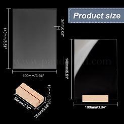Tischkarten- und Kartenhalter-Set aus transparentem Acryl&nbsp;AJEW-WH0342-23