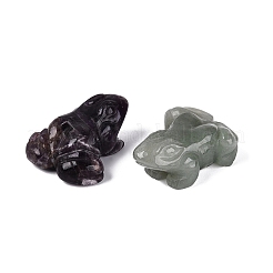 Set di statuette di rane in pietre preziose miste&nbsp;G-Q615-11