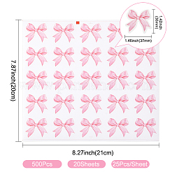 Bowknot-PP-Aufkleber&nbsp;DIY-WH20007-281C