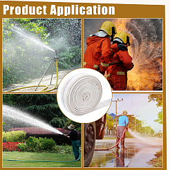 1 rouleau de tuyau d'arrosage en PVC et polyester&nbsp;AJEW-BC0011-18B